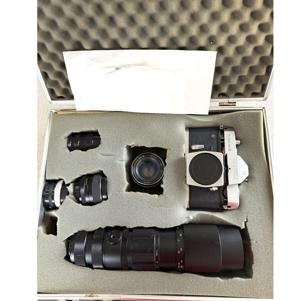 Yashica TL Electro X Camera And Lens For Parts Only